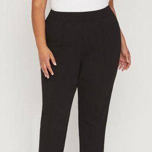 Catherine's Crepe Knit 4XWP 30/32WP Chocolate Ganache Pull-On Knit Pant